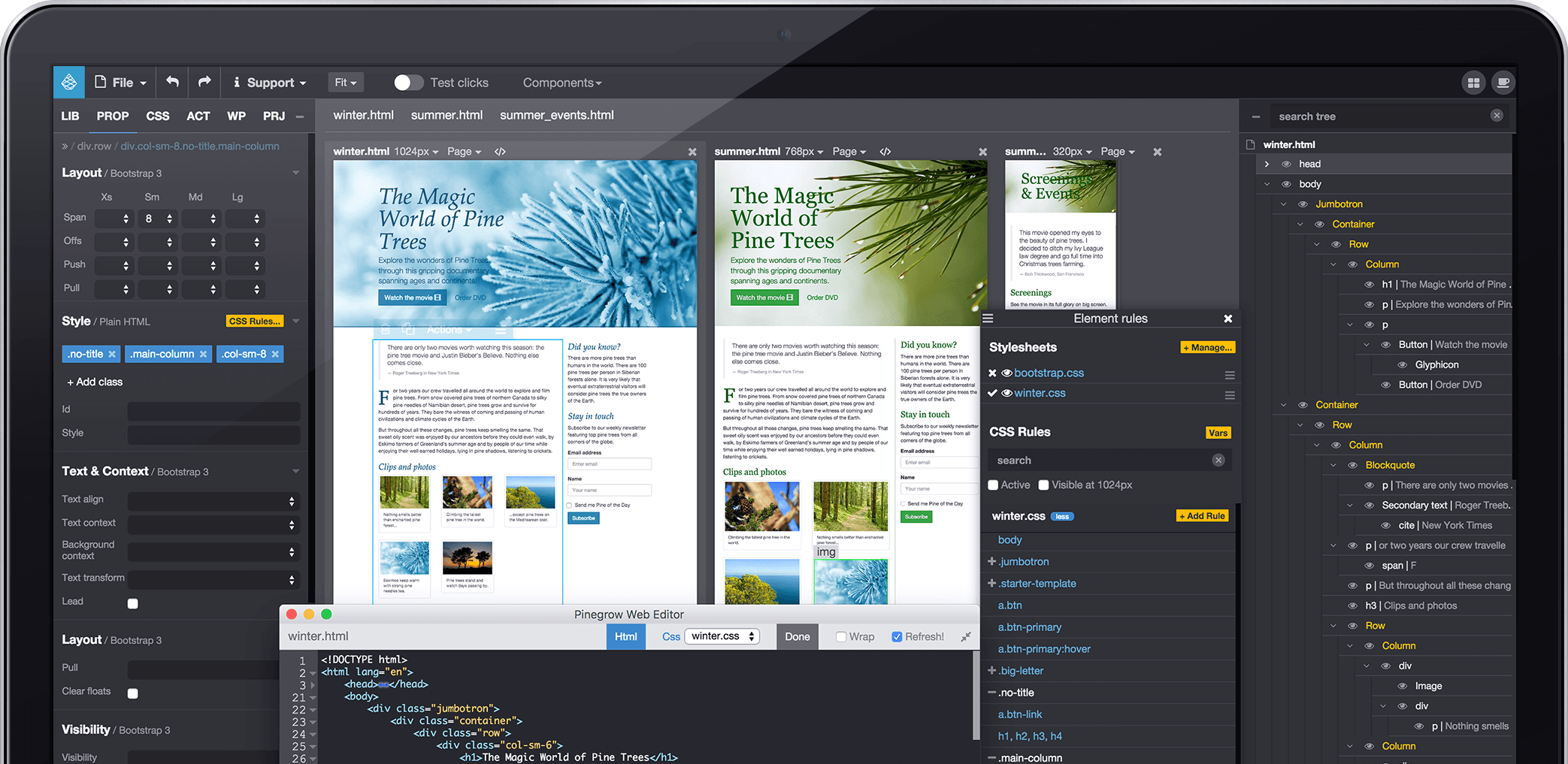 Web page editor for mac